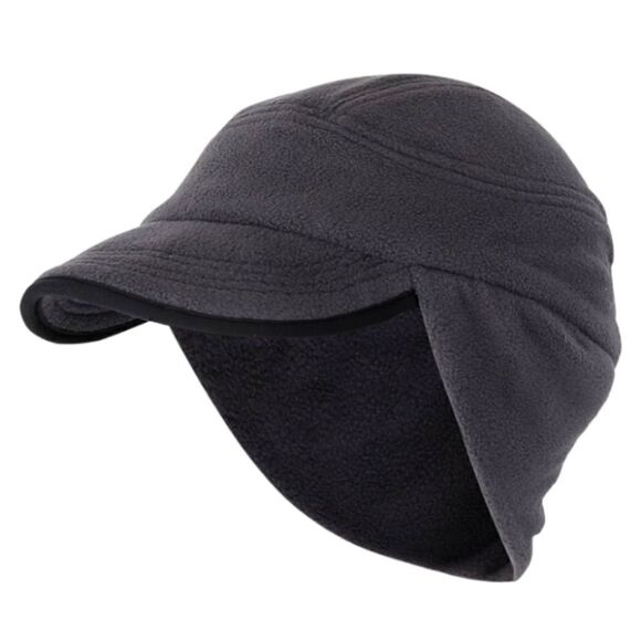 Fleece Visor Ear Flap Hat NWOT LARGE - Picture 1 of 15